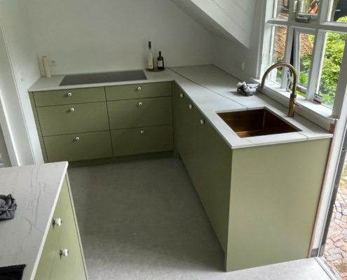 olijfgroene keuken